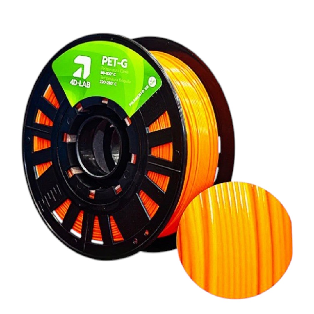 FILAMENTO PET-G NARANJA (1KG)