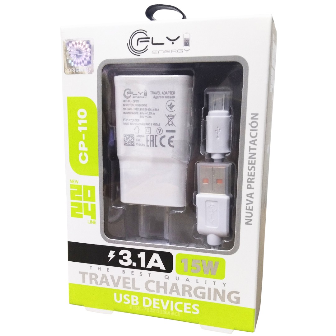 Cargador Fly CP-110 3.1A
