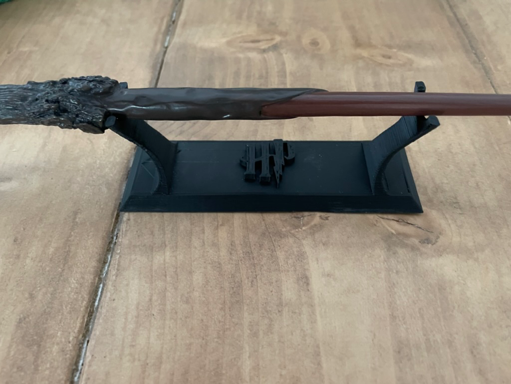 Soporte para Varita de Harry Potter con una varita