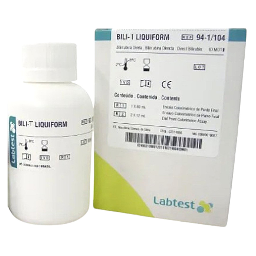 BILIRRUBINA TOTAL LQ x 104 ML