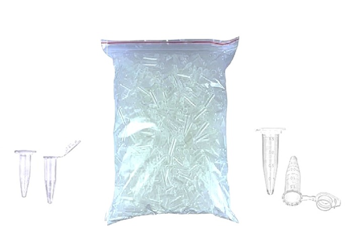 TUBO DE REACCION EPPENDORF DE 1.5 ML CON TAPA X 500 UND