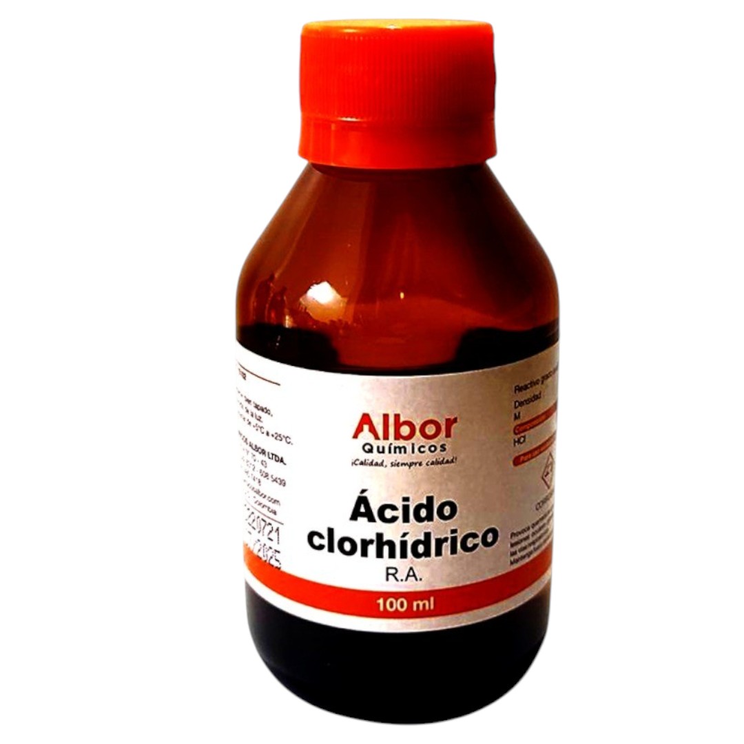 ÁCIDO CLORHÍDRICO R.A. 100 ML