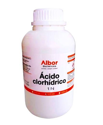 ÁCIDO CLORHÍDRICO 1N 500 ML