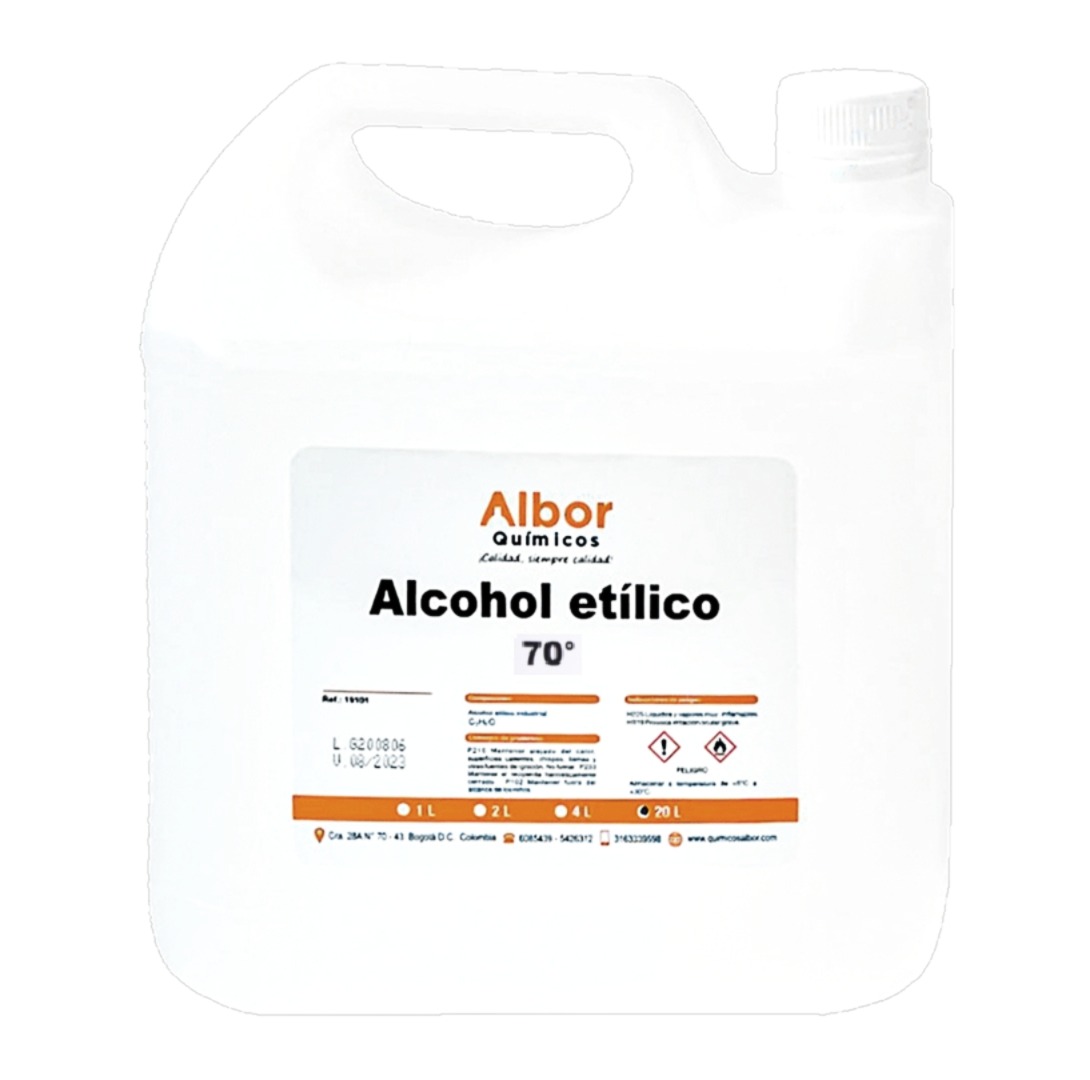 ALCOHOL ETÍLICO 70% 20 L