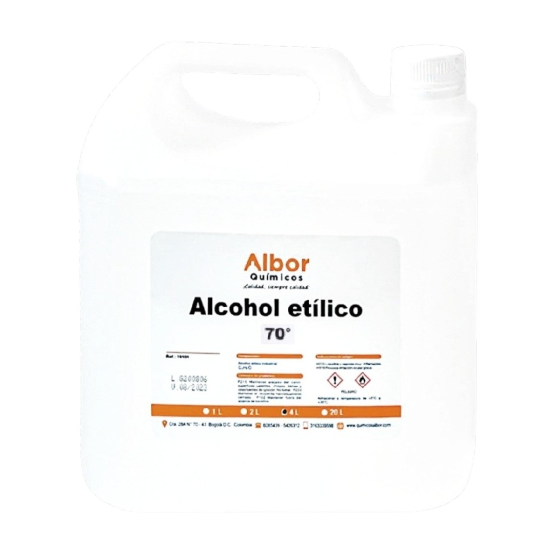 ALCOHOL ETÍLICO 70% 4 L