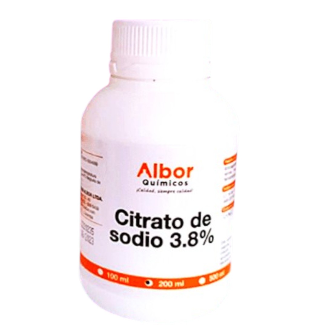 CITRATO DE SODIO 3,8% 200 ML