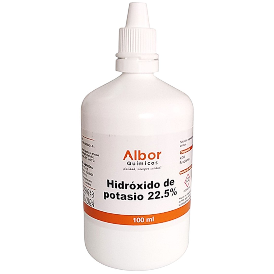 HIDRÓXIDO DE POTASIO 22.5% 100 ML