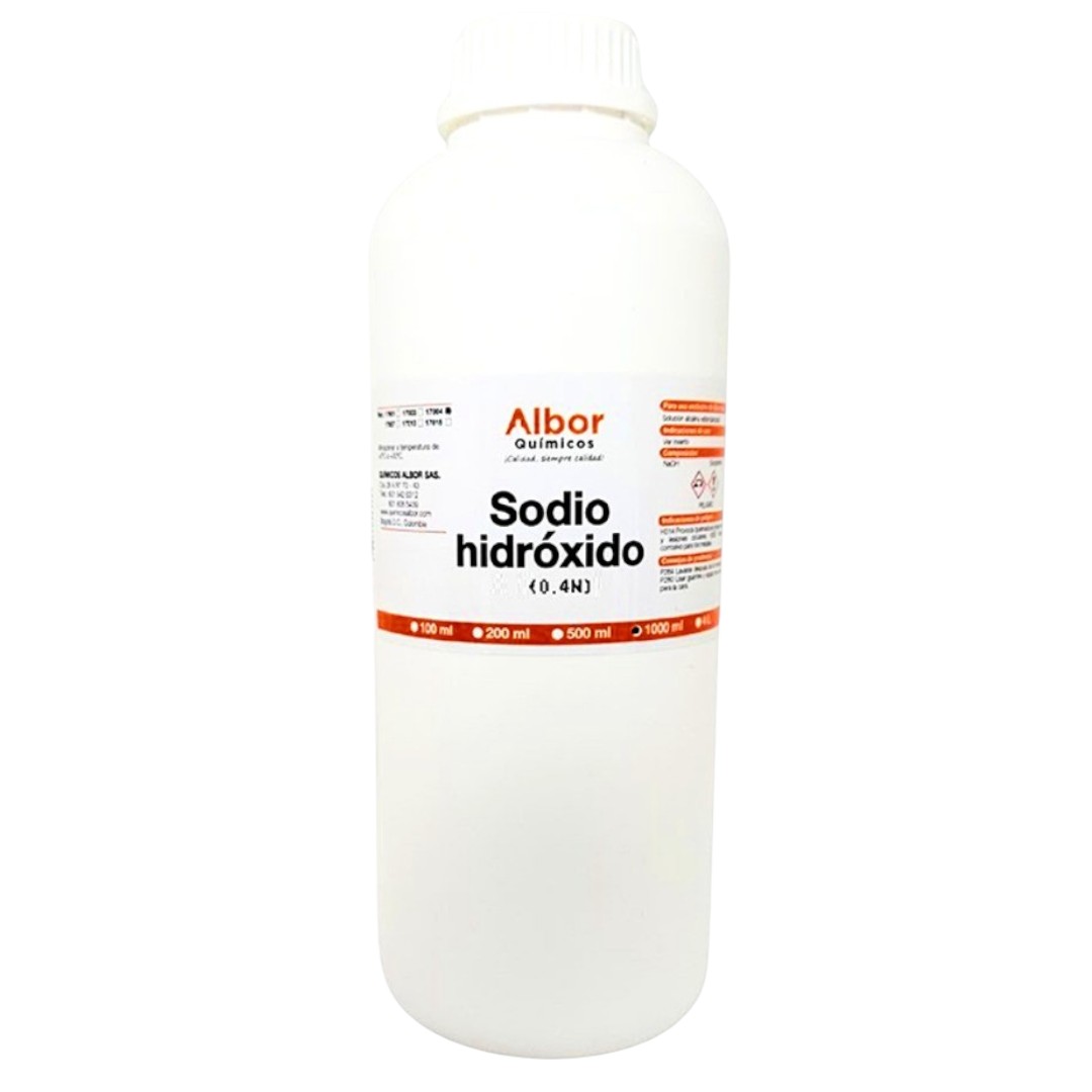 HIDRÓXIDO DE SODIO 0.4N (1,6%) *SP*E 1000 ML