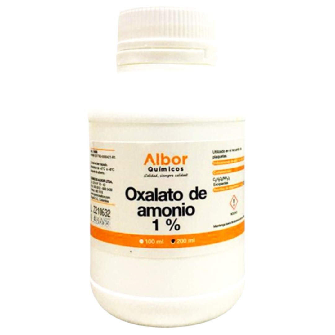 OXALATO DE AMONIO 1% 200 ML