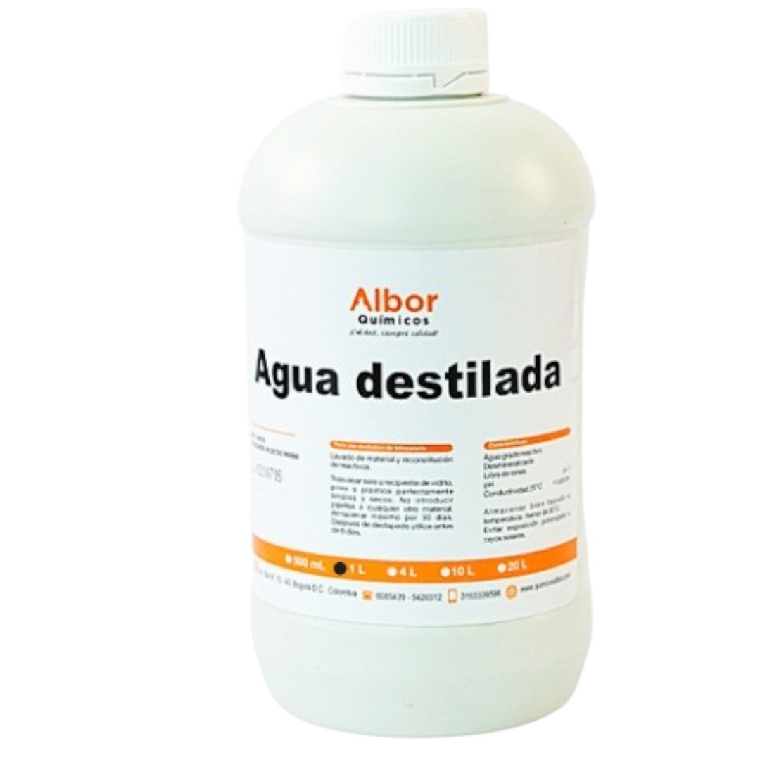 AGUA DESTILADA 1L