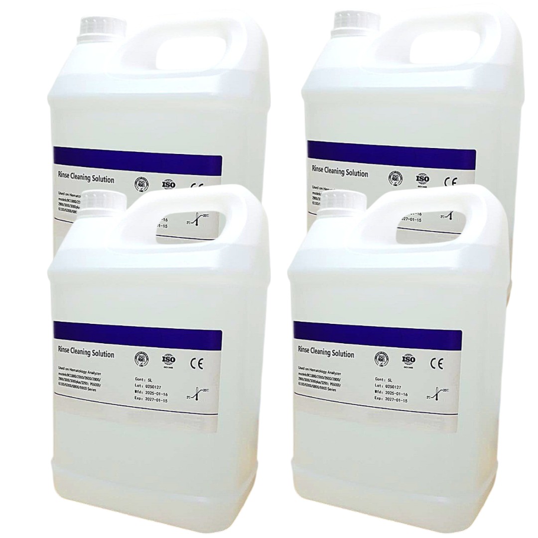 RINSE BC II 5 LITROS X 4 UNDS PARA HEMATOLOGIA